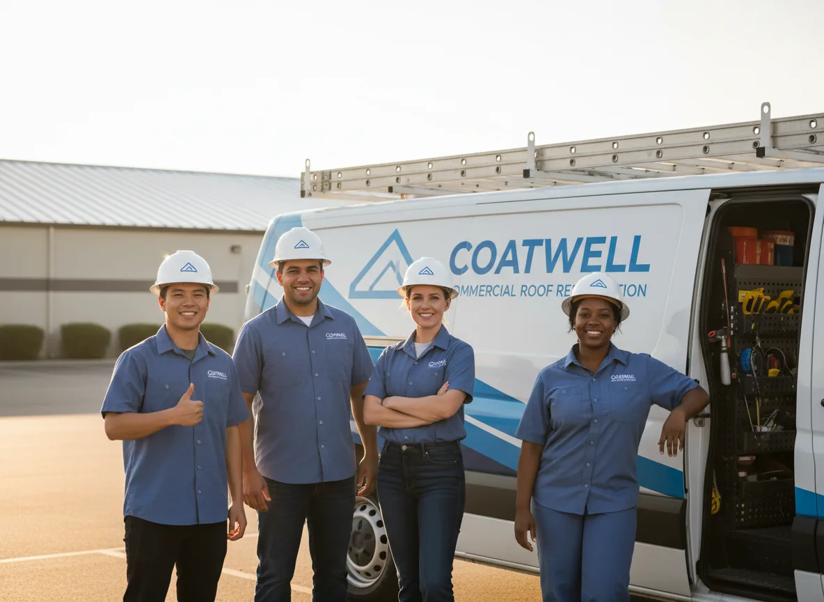Commercial roof coating company in Milltown, WI